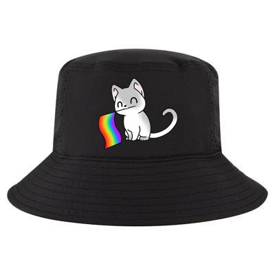 Cat Lgbt Rainbow Flag Pride Month Cool Comfort Performance Bucket Hat