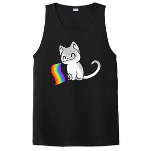 Cat Lgbt Rainbow Flag Pride Month PosiCharge Competitor Tank