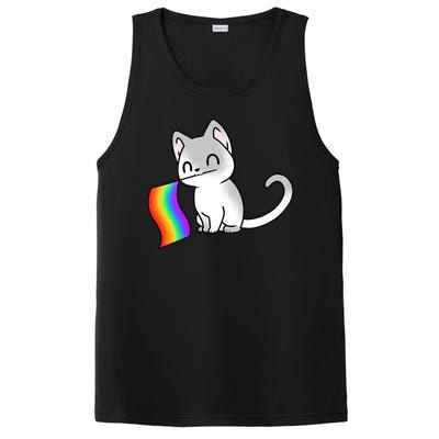 Cat Lgbt Rainbow Flag Pride Month PosiCharge Competitor Tank