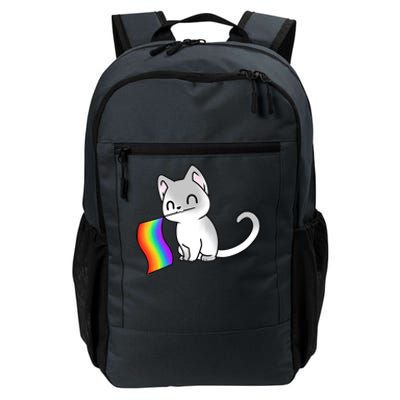 Cat Lgbt Rainbow Flag Pride Month Daily Commute Backpack