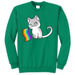 Cat Lgbt Rainbow Flag Pride Month Sweatshirt