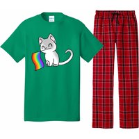 Cat Lgbt Rainbow Flag Pride Month Pajama Set