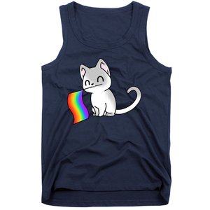 Cat Lgbt Rainbow Flag Pride Month Tank Top