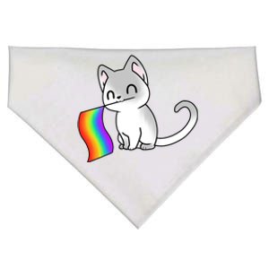 Cat Lgbt Rainbow Flag Pride Month USA-Made Doggie Bandana