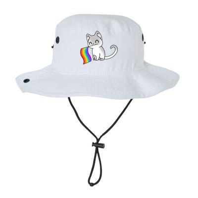 Cat Lgbt Rainbow Flag Pride Month Legacy Cool Fit Booney Bucket Hat