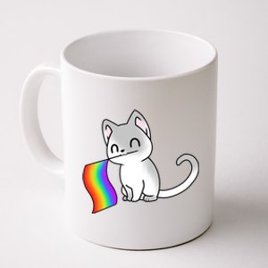 Cat Lgbt Rainbow Flag Pride Month Coffee Mug