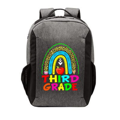 Cute Leopard Rainbow Funny Third Grade Teacher Vector Backpack