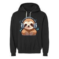 Cute Little Sloth Lover Lazy Sloth Lovers For Garment-Dyed Fleece Hoodie