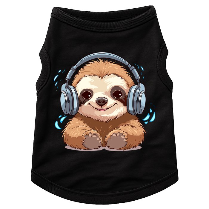 Cute Little Sloth Lover Lazy Sloth Lovers For Doggie Tank