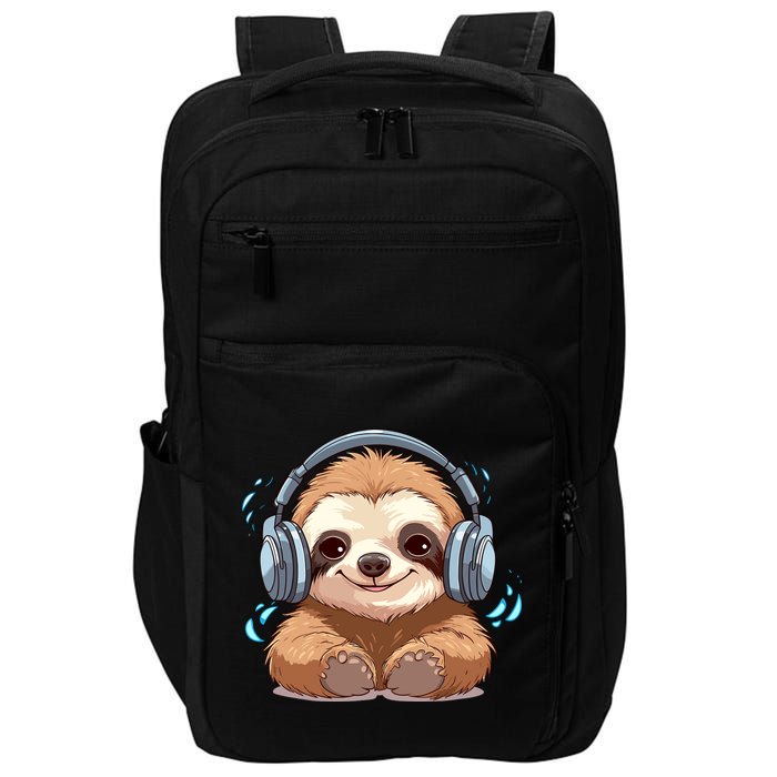 Cute Little Sloth Lover Lazy Sloth Lovers For Impact Tech Backpack
