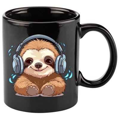 Cute Little Sloth Lover Lazy Sloth Lovers For 11oz C Handle Ceramic Mug