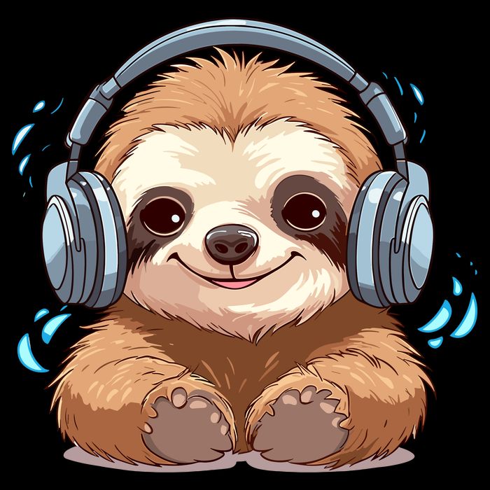 Cute Little Sloth Lover Lazy Sloth Lovers For Drawstring Bag