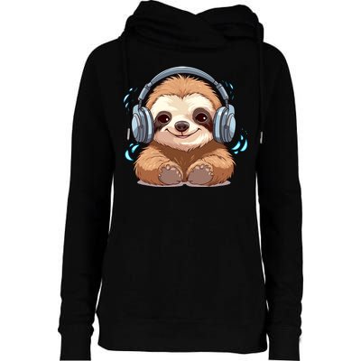 Cute Little Sloth Lover Lazy Sloth Lovers For Womens Funnel Neck Pullover Hood