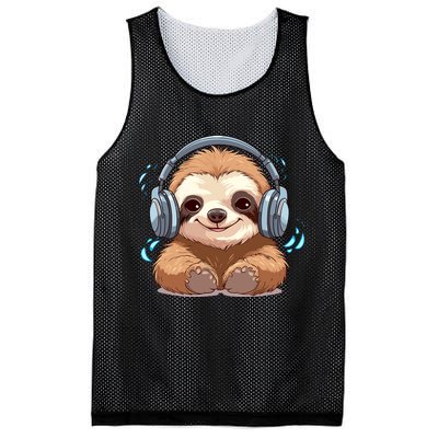 Cute Little Sloth Lover Lazy Sloth Lovers For Mesh Reversible Basketball Jersey Tank