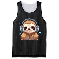 Cute Little Sloth Lover Lazy Sloth Lovers For Mesh Reversible Basketball Jersey Tank