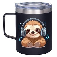 Cute Little Sloth Lover Lazy Sloth Lovers For 12oz Stainless Steel Coffee Mug