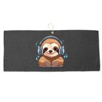 Cute Little Sloth Lover Lazy Sloth Lovers For Large Microfiber Waffle Golf Towel