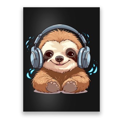 Cute Little Sloth Lover Lazy Sloth Lovers For Poster