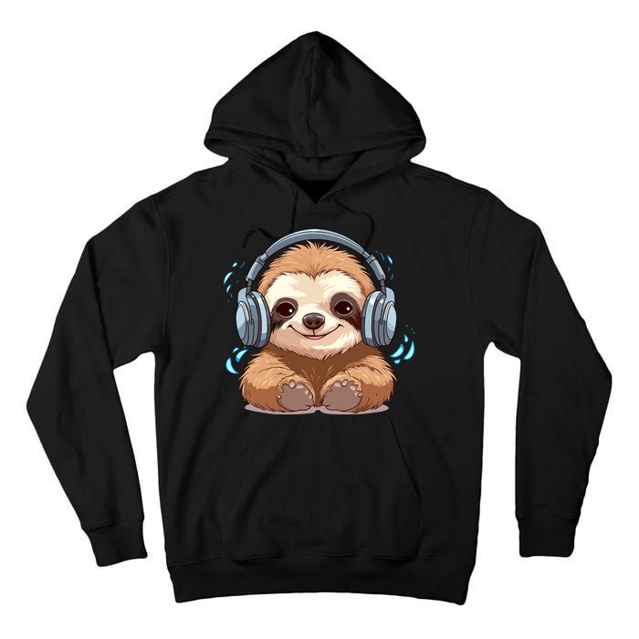 Cute Little Sloth Lover Lazy Sloth Lovers For Tall Hoodie