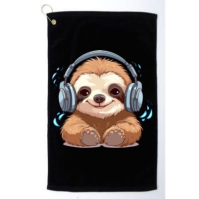 Cute Little Sloth Lover Lazy Sloth Lovers For Golf Towel