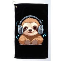 Cute Little Sloth Lover Lazy Sloth Lovers For Golf Towel