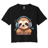 Cute Little Sloth Lover Lazy Sloth Lovers For Crop Top