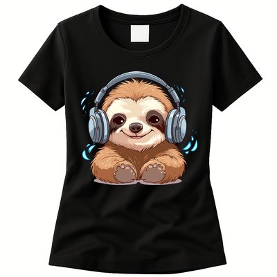 Cute Little Sloth Lover Lazy Sloth Lovers For Womens T-Shirt