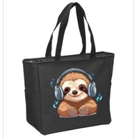 Cute Little Sloth Lover Lazy Sloth Lovers For Zip Tote Bag