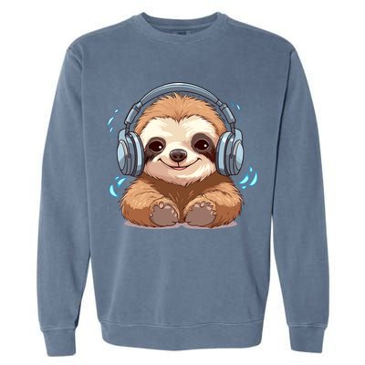 Cute Little Sloth Lover Lazy Sloth Lovers For Garment-Dyed Sweatshirt