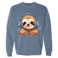 Cute Little Sloth Lover Lazy Sloth Lovers For Garment-Dyed Sweatshirt