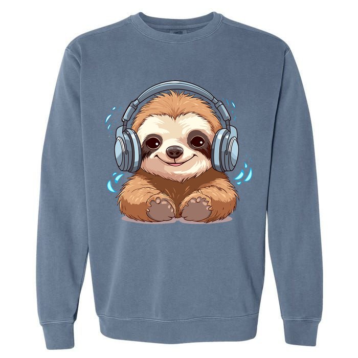 Cute Little Sloth Lover Lazy Sloth Lovers For Garment-Dyed Sweatshirt