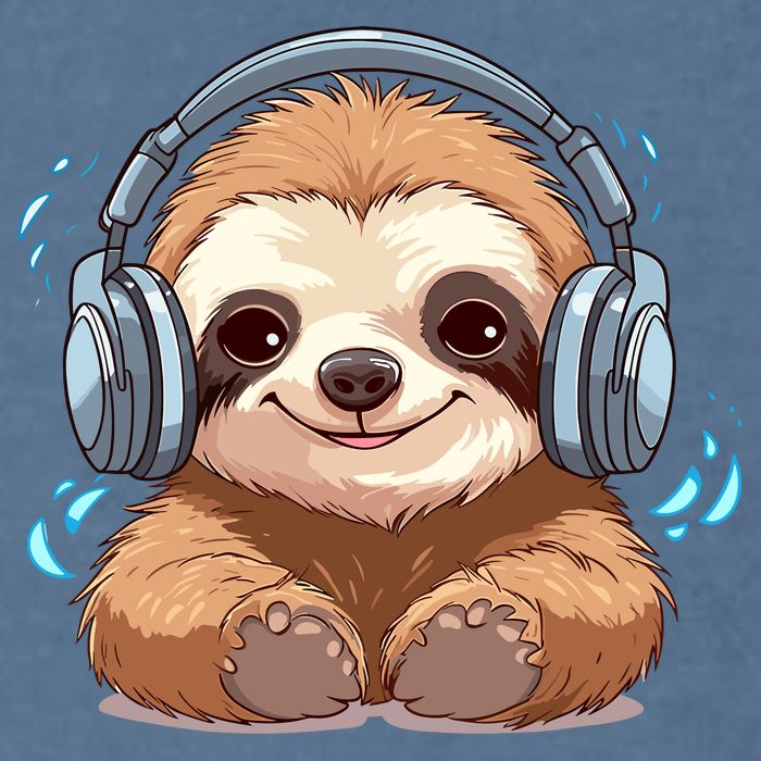 Cute Little Sloth Lover Lazy Sloth Lovers For Garment-Dyed Sweatshirt