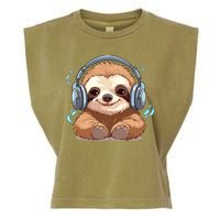Cute Little Sloth Lover Lazy Sloth Lovers For Garment-Dyed Women's Muscle Tee