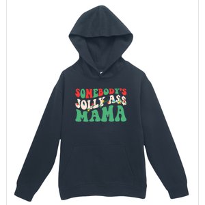 Christmas Light SomebodyS Jolly Ass Mama Funny Holiday Mom Meaningful Gift Urban Pullover Hoodie