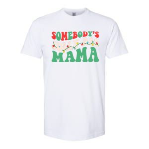 Christmas Light SomebodyS Jolly Ass Mama Funny Holiday Mom Meaningful Gift Softstyle CVC T-Shirt