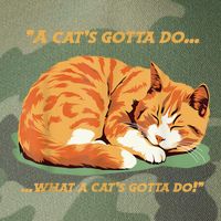 Cat Lover Sleeping Cat A Cats Gotta Do Funny Cat Saying Legacy Tie Dye Trucker Hat