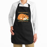 Cat Lover Sleeping Cat A Cats Gotta Do Funny Cat Saying Apron