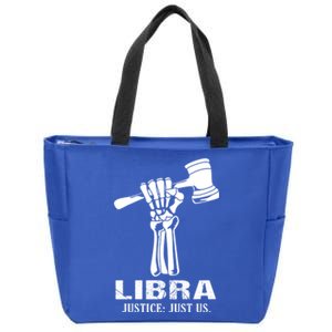 Constellation Libra Scales Of Justice Great Gift Zip Tote Bag