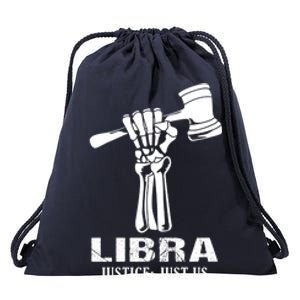 Constellation Libra Scales Of Justice Great Gift Drawstring Bag