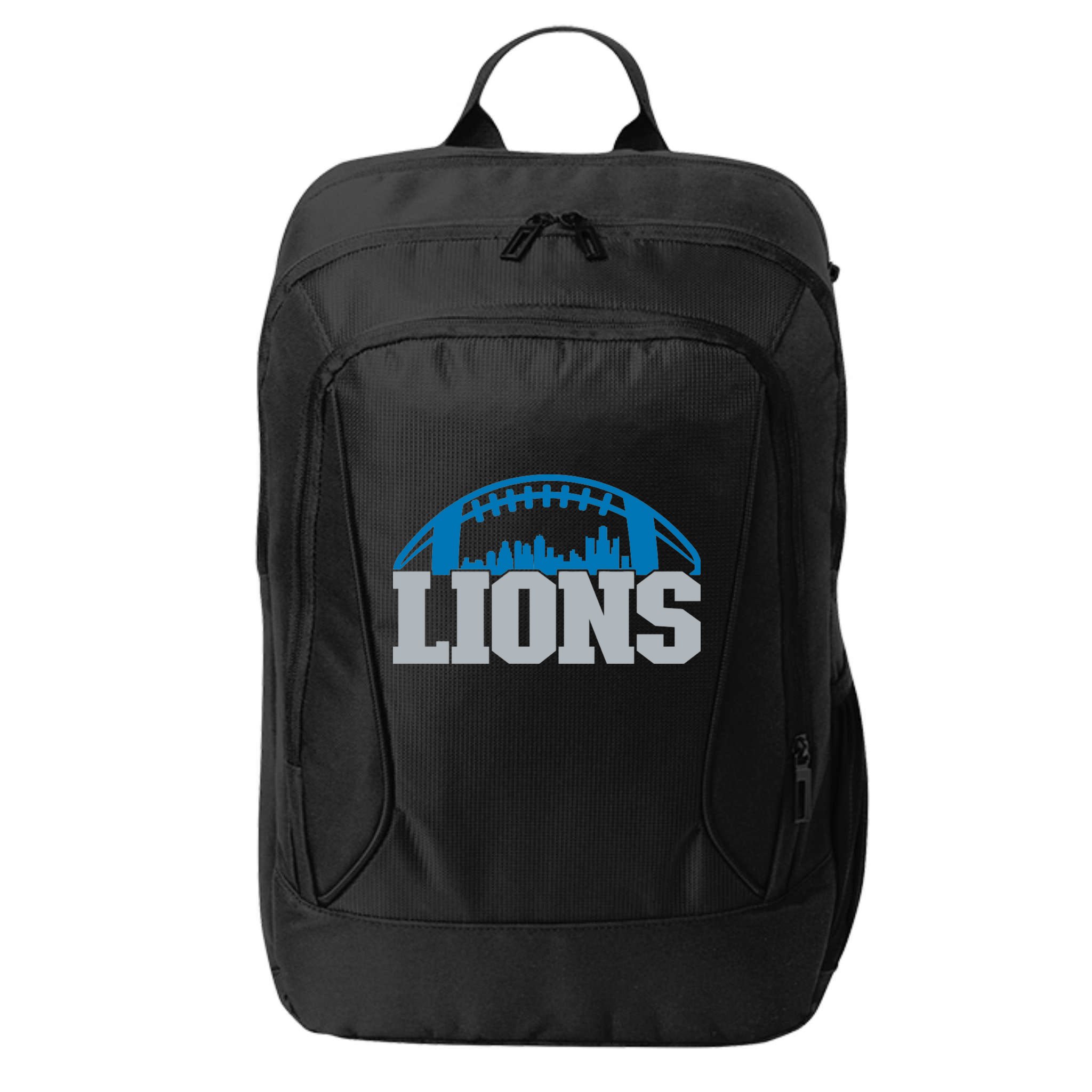 Cool Lions Sports Football With City City Backpack