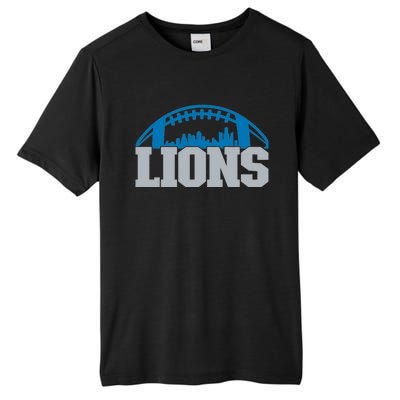 Cool Lions Sports Football With City Tall Fusion ChromaSoft Performance T-Shirt