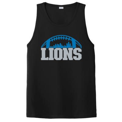 Cool Lions Sports Football With City PosiCharge Competitor Tank