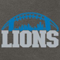Cool Lions Sports Football With City Cotton Canvas Backpack