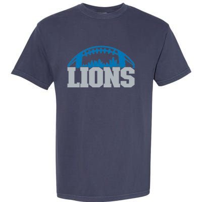 Cool Lions Sports Football With City Garment-Dyed Heavyweight T-Shirt