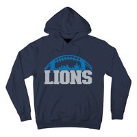 Cool Lions Sports Football With City Hoodie