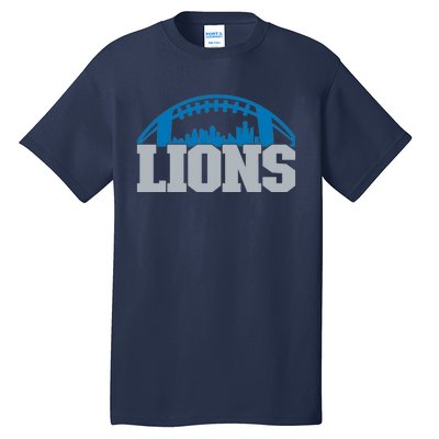 Cool Lions Sports Football With City Tall T-Shirt