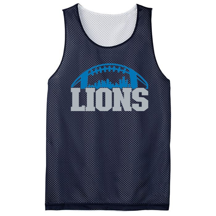 Cool Lions Sports Football With City Mesh Reversible Basketball Jersey Tank