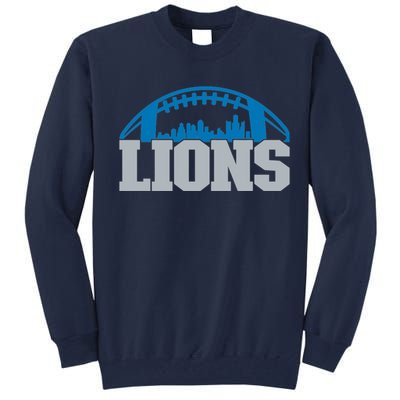 Cool Lions Sports Football With City Tall Sweatshirt