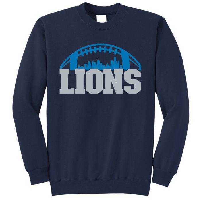 Cool Lions Sports Football With City Tall Sweatshirt