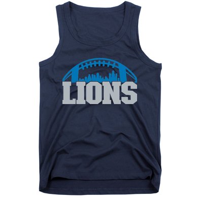 Cool Lions Sports Football With City Tank Top